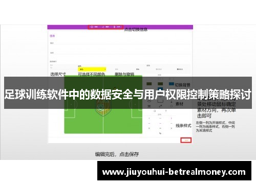 足球训练软件中的数据安全与用户权限控制策略探讨